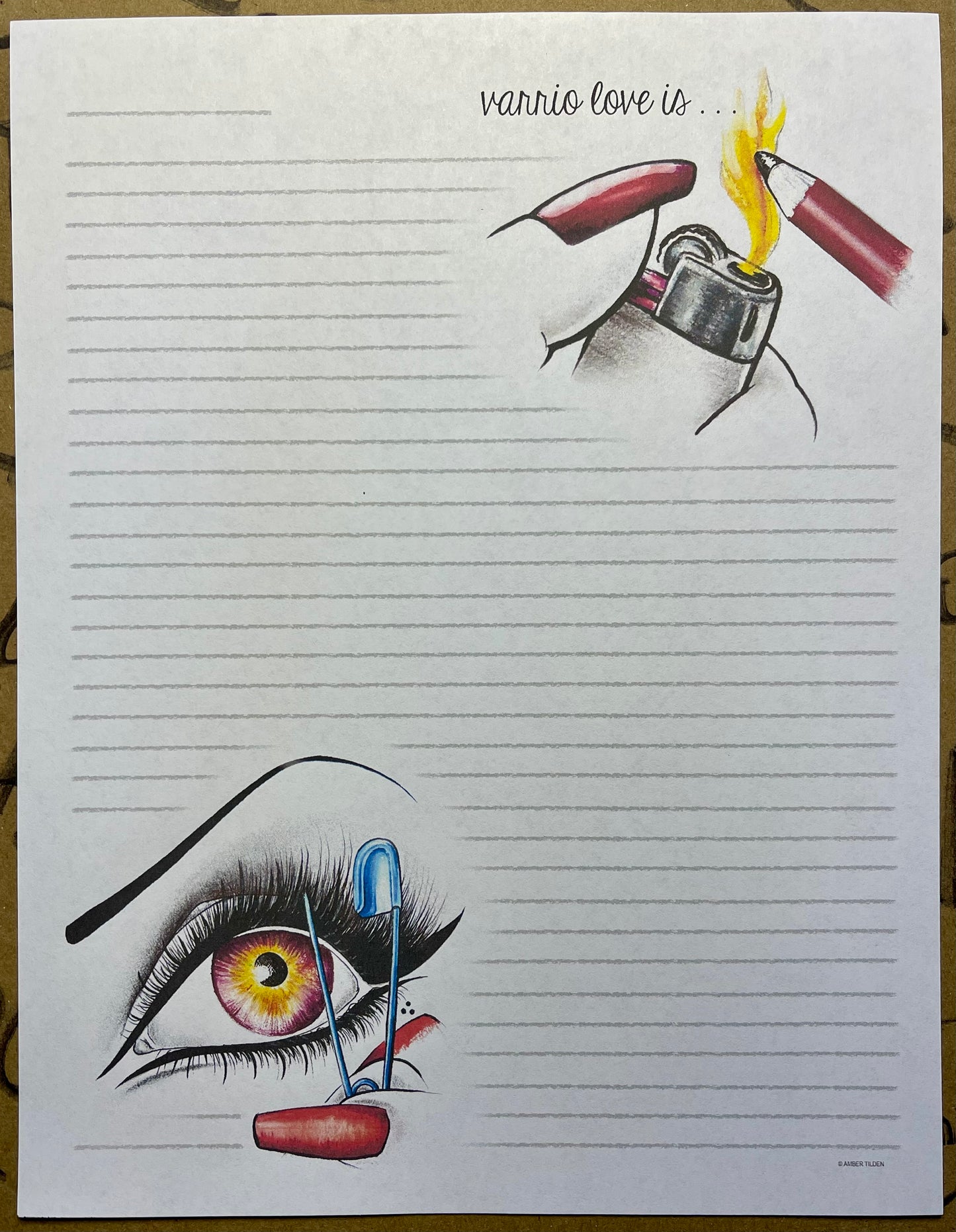 Safety Pin & Lighter Stationary