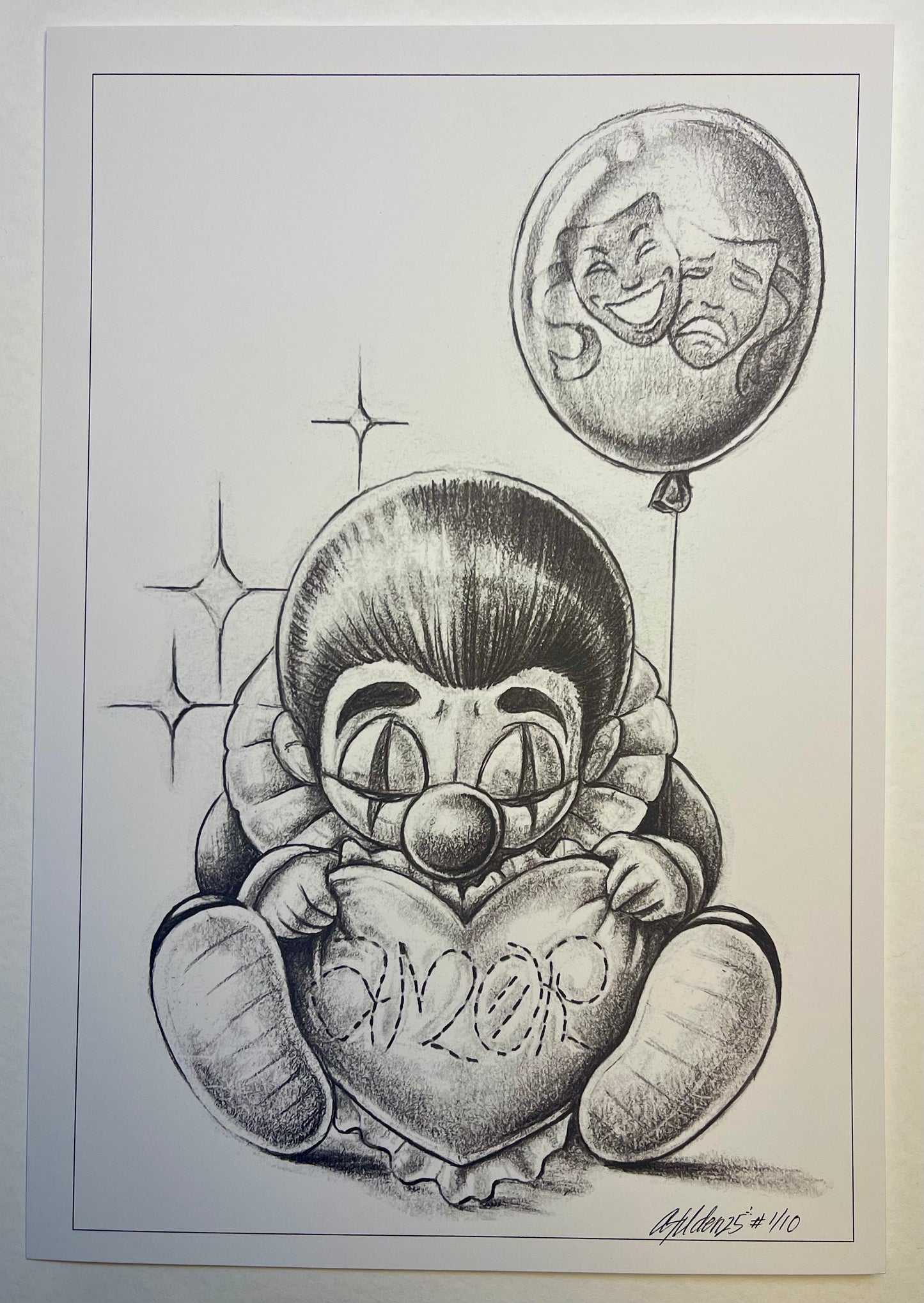 Amor Payaso Print