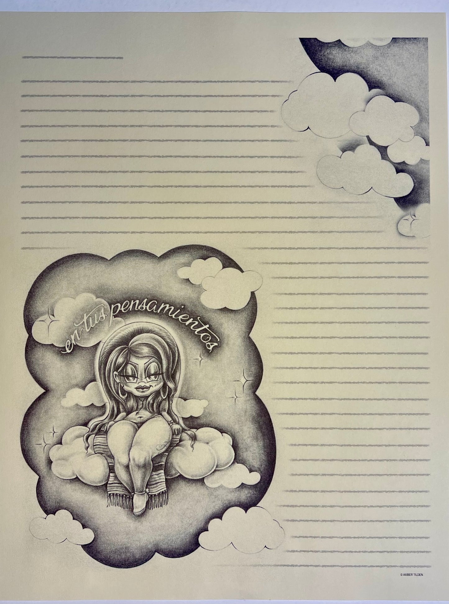 Zarape Girl 4 Stationary