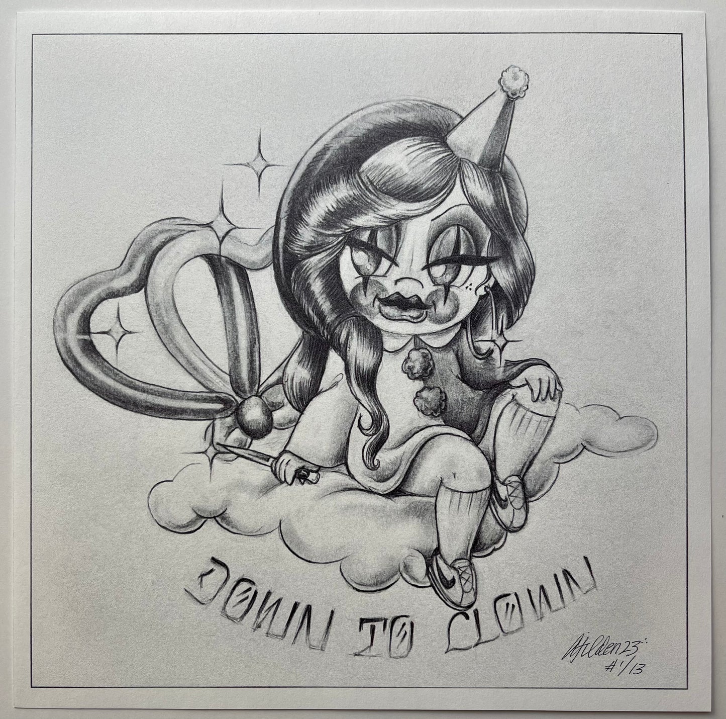 Down to Clown Print