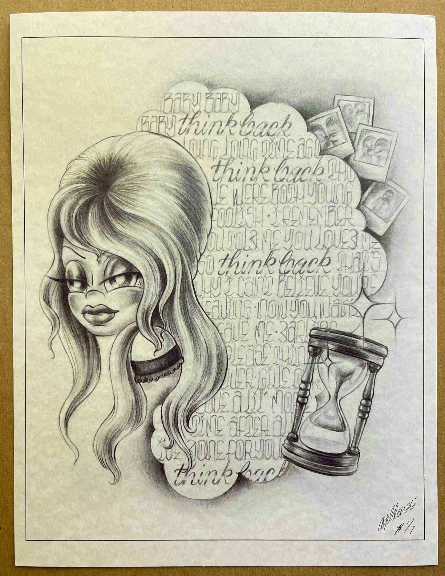 Think Back Print