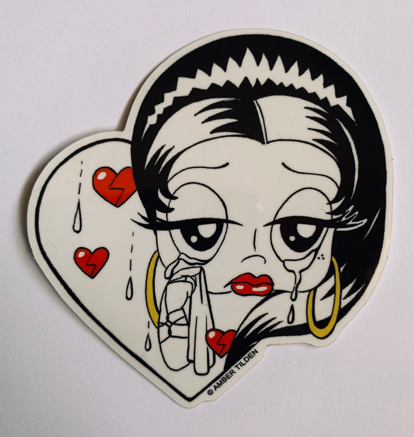 Sad Betty Sticker