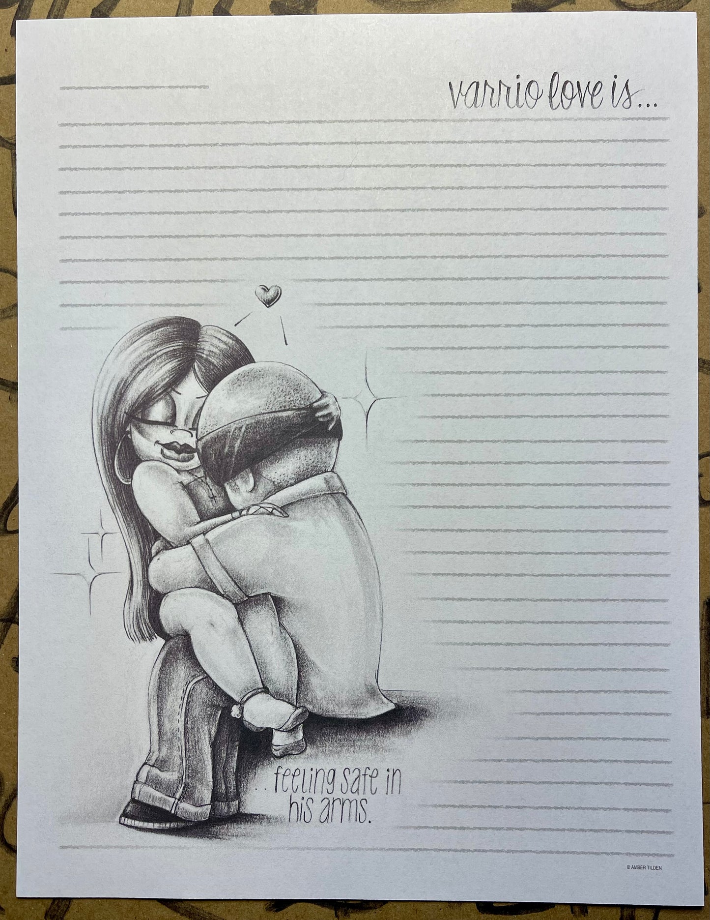 Safe in His Arms Stationary
