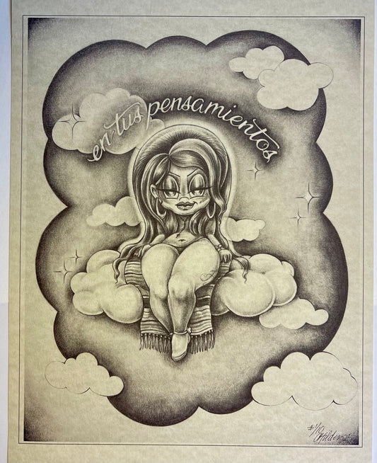 Zarape Girl 4 Print