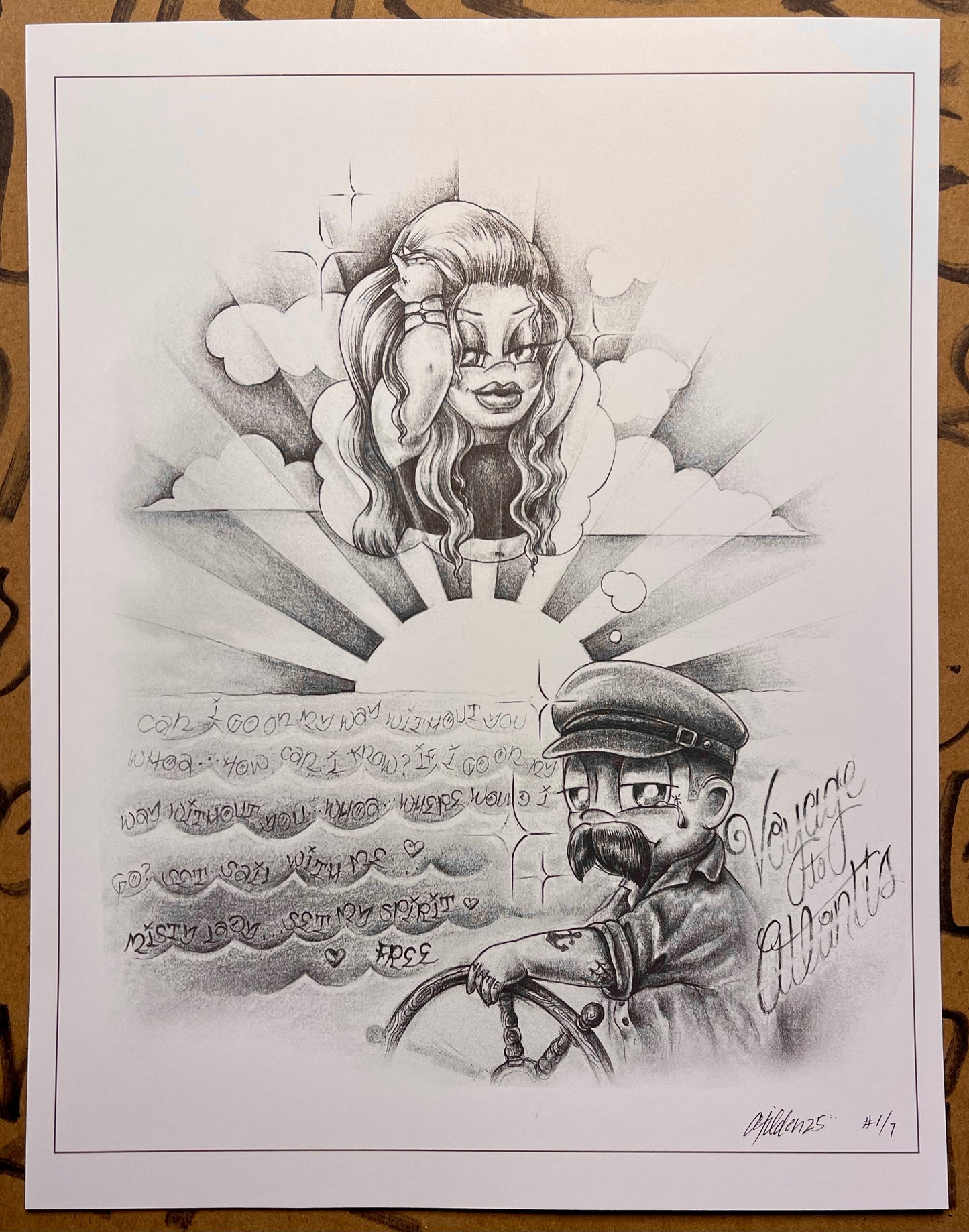 Voyage to Atlantis Print