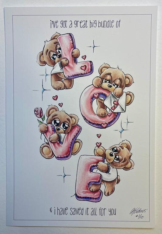 Bundle of Love Print