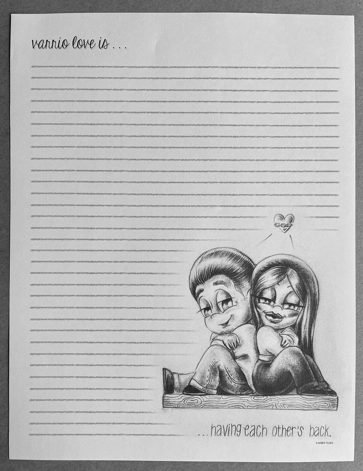 Having Each Other’s Back Stationary