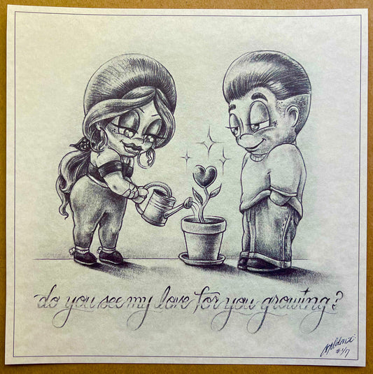 Do You See My Love For You Growing Print