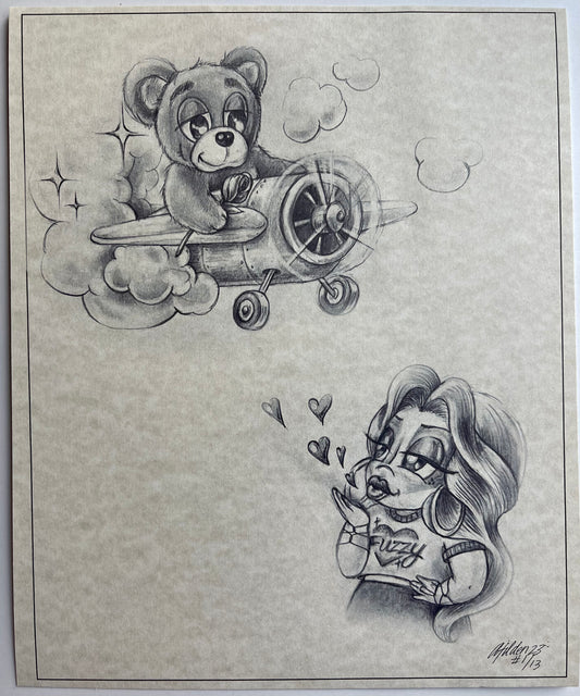 Fuzzy 6 Print