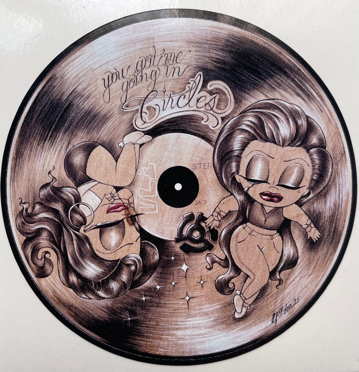 Going In Circles Sticker