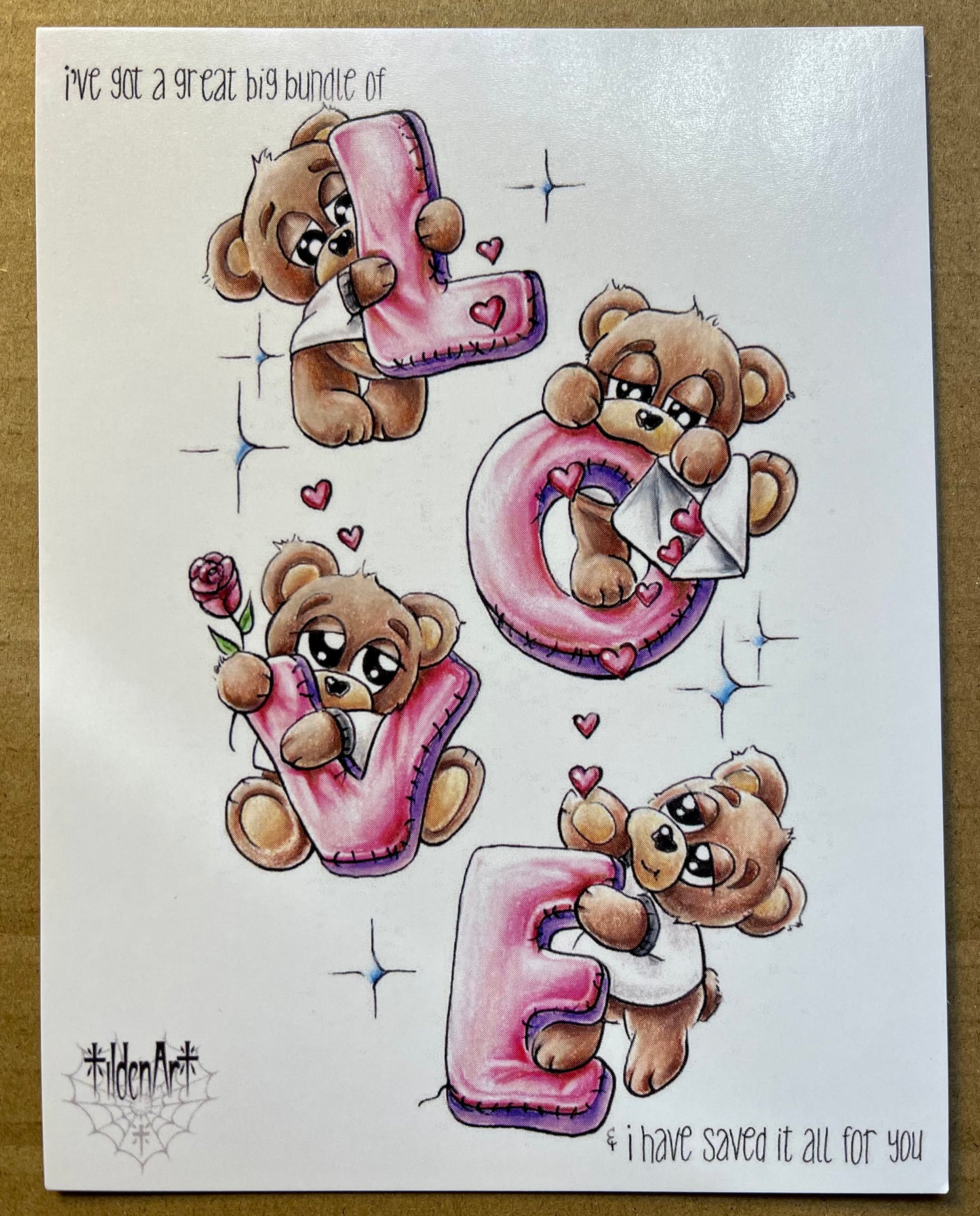 Bundle of Love Postcard