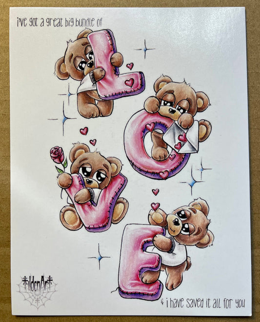 Bundle of Love Postcard
