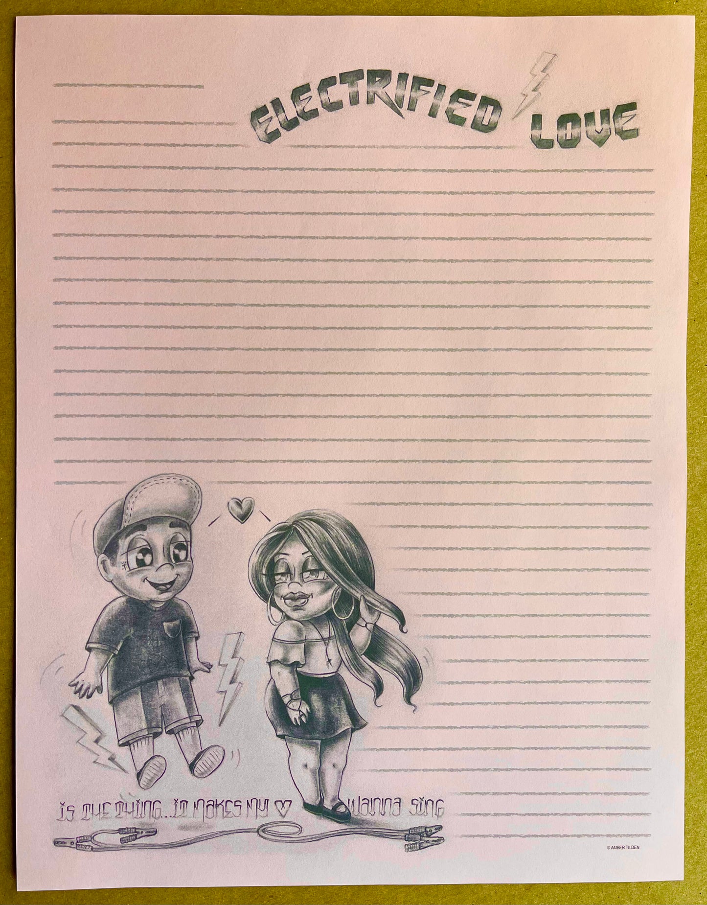 Electrified Love Stationary