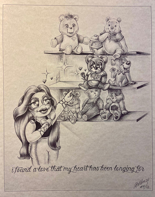 Fuzzy 8 Print