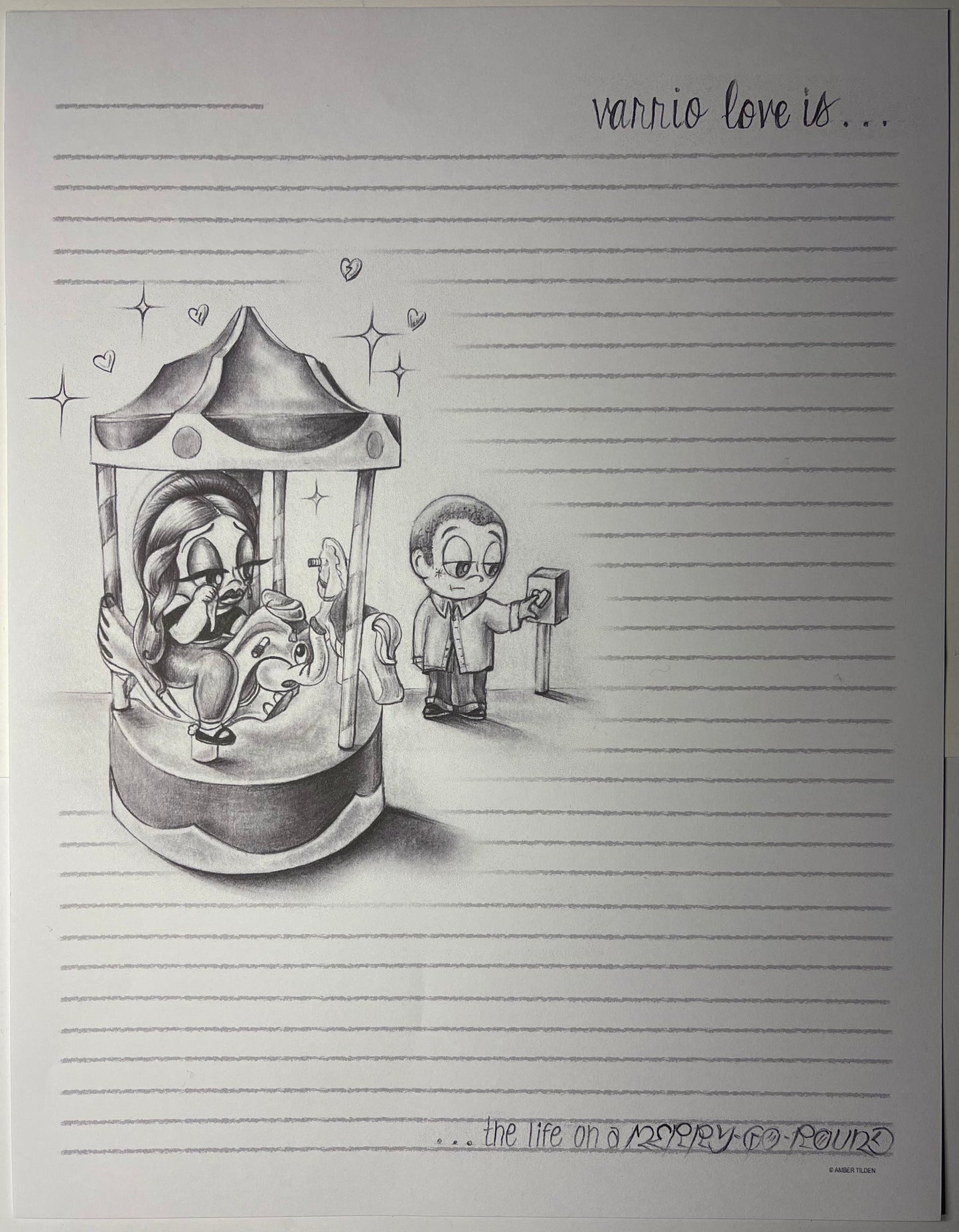 Merry Go Round Stationary
