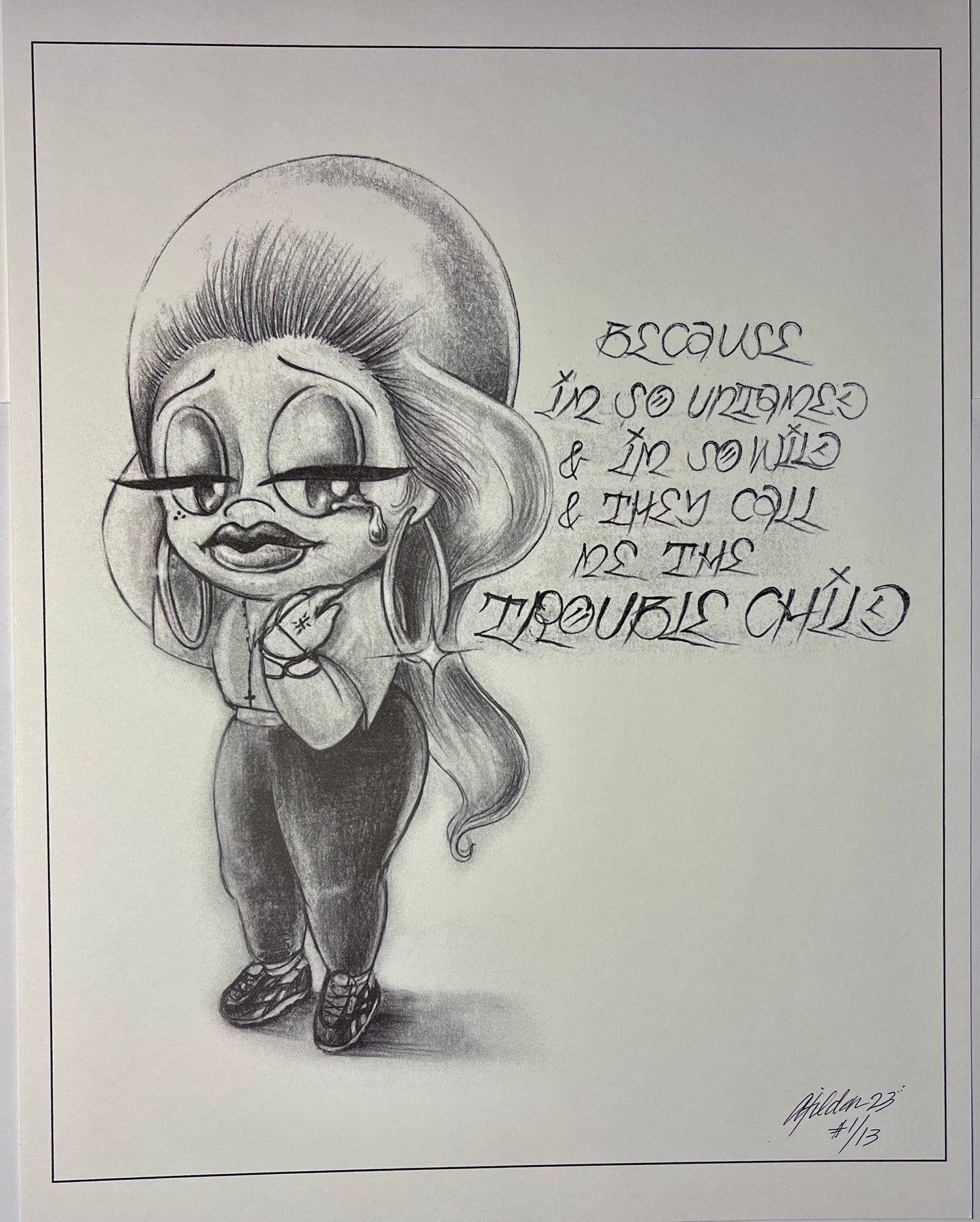 Trouble Child Print