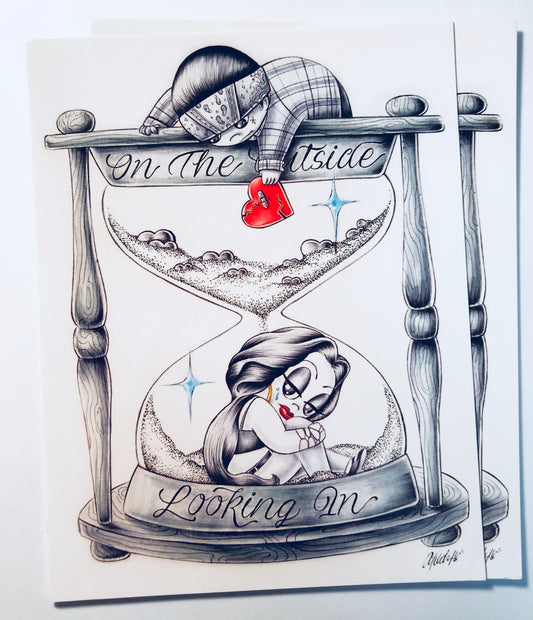 Hourglass Postcard